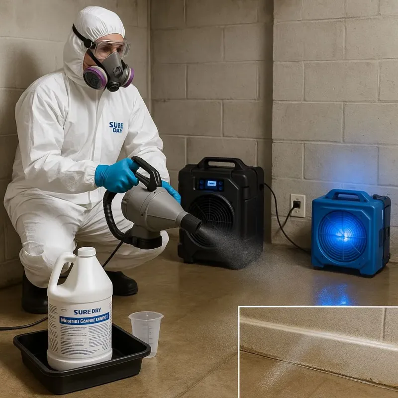 Sanitization and Odor Removal process in Inniswold, LA
