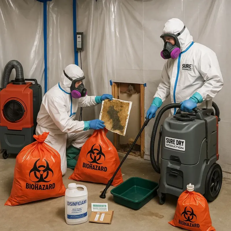 Contaminated Water Handling Protocols process in Inniswold, LA